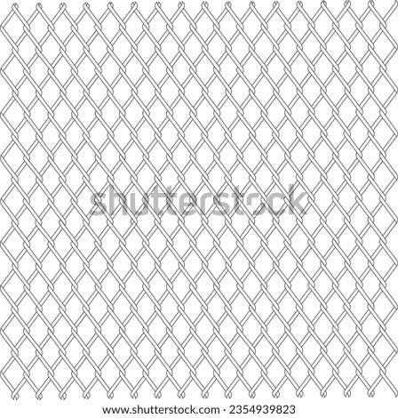 Knit Cable Stitch technical fashion illustration. Flat apparel cable template black and white colour. Cable stitch CAD mock-up.