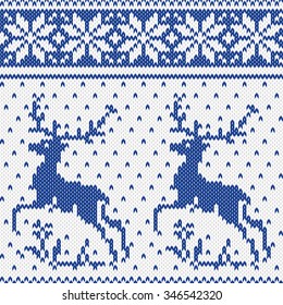 patrón de reno de Navidad