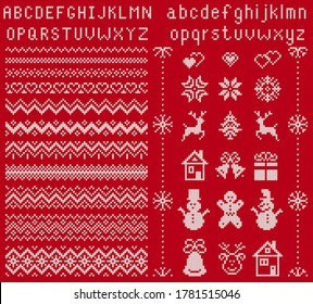 Christmas Sweater Pattern Vector Art, Icons, and Graphics for Free Download