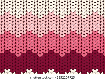 Knit fabric seamless pattern graphic