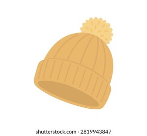 Knit hat, beanie, watch cap, , warm hat, wool hat, pom-pom hat, knit, yarn, knitting, cold weather gear, cold weather protection, warm, fashion, clothing, apparel, autumnwinter, fall, winter, cold season, winter, casual,
simple, vector, icon, flat, illustration