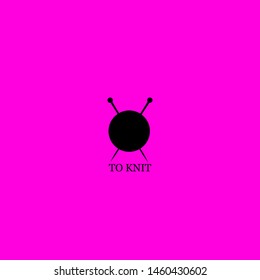 to knit icon sign signifier vector