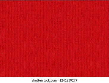 knit pattern background /red