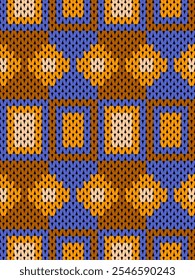 Knit seamless pattern print. Seamless pattern. Knit sweater pattern background abstract. abstract background with mosaic