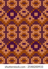 Knit seamless pattern print. Seamless pattern. Knit sweater pattern. background abstract design. warm earth tones