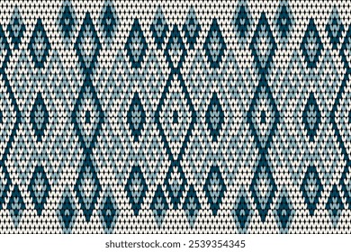 Knit seamless pattern,knit floral seamless pattern on white background,vector illustration,knitted embroidery,Aztec style,abstract background.design for texture,fabric,clothing,decoration,sweater.