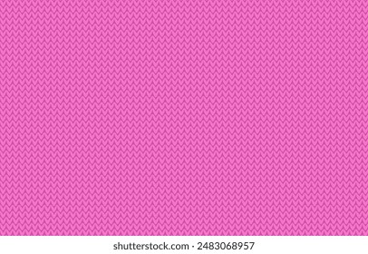 Knit seamless pattern.Knitting repeat pattern in pink.Vector graphic background.