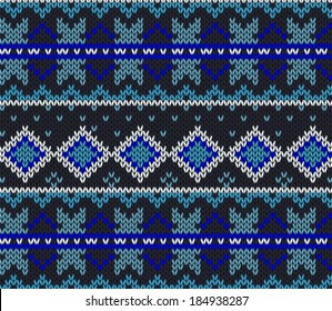 Knit texture. Fabric background. Seamless pattern.