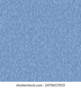 Knit texture melange seamless pattern. Monochrome vector background for banner, site, card, wallpaper. Weaving imitation print for fabric