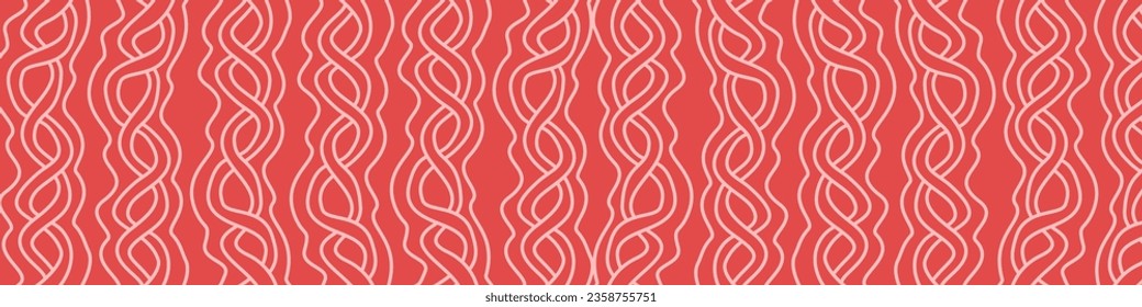 Fondo del vector de Knit. Ilustración color Navidad y Año Nuevo con textura de suéter de punto. Plantilla para arte de diseño de otoño e invierno, afiche, cartel, placard, adhesivo. Fondo rojo y blanco.