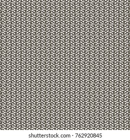Knit with vertical strips. Monochrome wool fabric pattern background. Abstract vector.