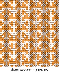 Knitted abstract seamless pattern 