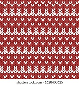 Knitted background color pattern. Vector illustration. Manual graphics. Seamless pattern.