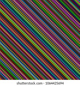 knitted background different colors 