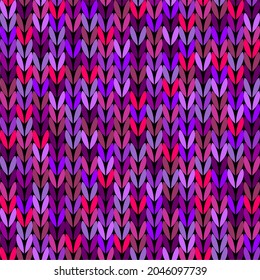 knitted background with different colours