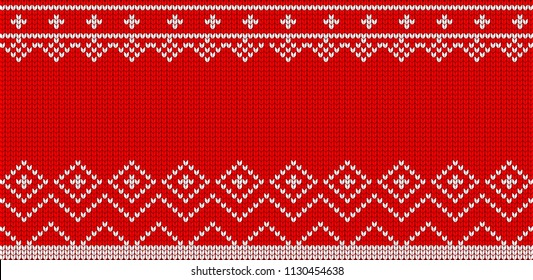 Knitted background for drawing greeting cards and advertising for Christmas and New Year.