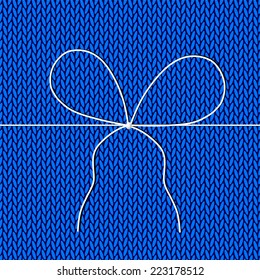 Knitted background pattern