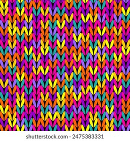 Knitted background pattern wallpaper knitting decorative print handmade textile knitting handiwork 
