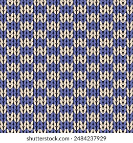 Knitted background pattern wallpaper knitting decorative print handmade textile knitting handiwork 