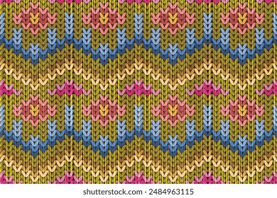 Knitted background pattern wallpaper knitting decorative,Sweater Design. Seamless Knitted Pattern.
