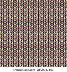 Knitted background pattern wallpaper knitting decorative print handmade textile knitting handiwork 