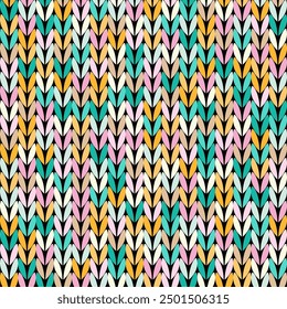 Knitted background pattern wallpaper knitting decorative print handmade textile knitting handiwork 