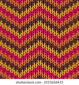 Gestricktes Hintergrundmuster Tapete Stricken dekorativer Druck handgemachte Textilstrickarbeiten Handarbeit 