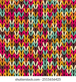 Knitted background pattern wallpaper knitting decorative print handmade textile knitting handiwork 