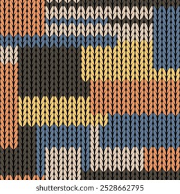 Knitted background pattern wallpaper knitting decorative print handmade textile knitting handiwork