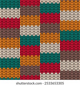 Knitted background pattern wallpaper knitting decorative print handmade textile knitting handiwork
