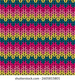 Knitted background pattern wallpaper knitting decorative print handmade textile knitting handiwork