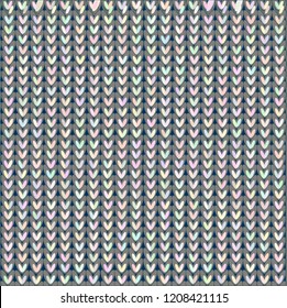 Knitted background. Soft color Ultra trendy vector illustration