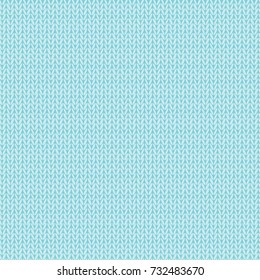Knitted blue seamless pattern. Fabric texture. Winter, Christmas, New Year. Perfect for greeting card, gift box, gift paper, tag, promo, sale flyer, poster, party, event, celebration invitation 