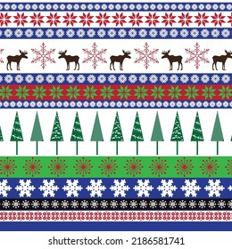 Weihnachts- und Neujahrsmuster