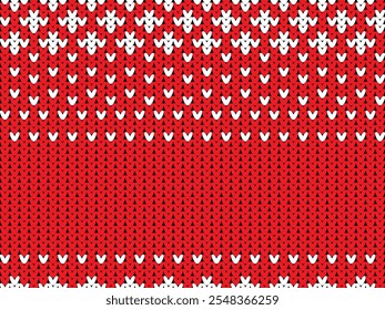 Knitted Christmas and New Year Pattern, Christmas Snow, Snowflakes. Designed for background, blue, wallpaper, carpet, clothing, knitted pattern, fabric, embroidery, textile