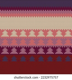 
knitted christmas pattern , colorful pattern 