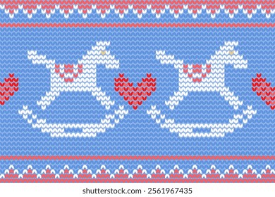 knitted christmas theme sweater background