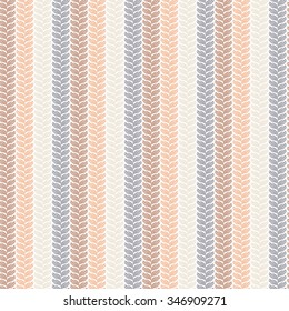 Knitted cloth seamless pattern. Vector Vintage background.