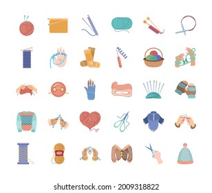 conjunto de prendas de vestir y de punto