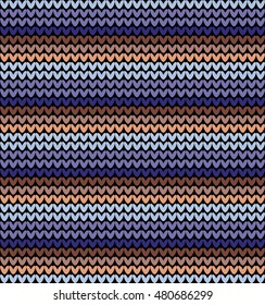  Knitted colorful seamless pattern. Multicolor knitting abstract background.