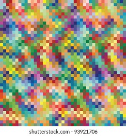Knitted colorful wool background illustration vector