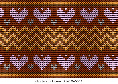 Knitted craft seamless pattern fabric textile 