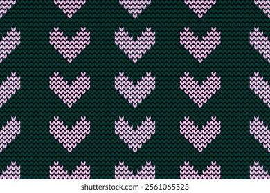 Knitted craft seamless pattern fabric textile 