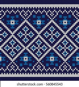 Knitted decorative seamless border