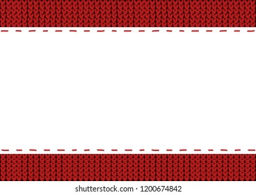 knitted design background with copy space