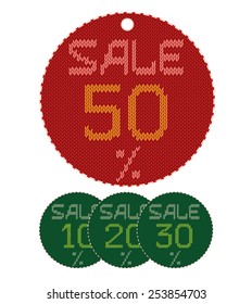 Knitted emblem discount.