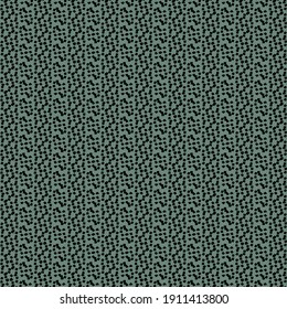 Knitted fabric with a discreet striped pattern. Decorative graphics made with black pixels on blue background.