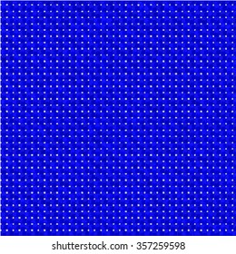 Knitted fabric texture. Blue textured grid background.