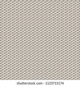Knitted hemp fabric. White woven background. Sackcloth texture. Vector illustration.