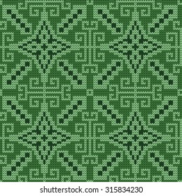 knitted historical seamless pattern